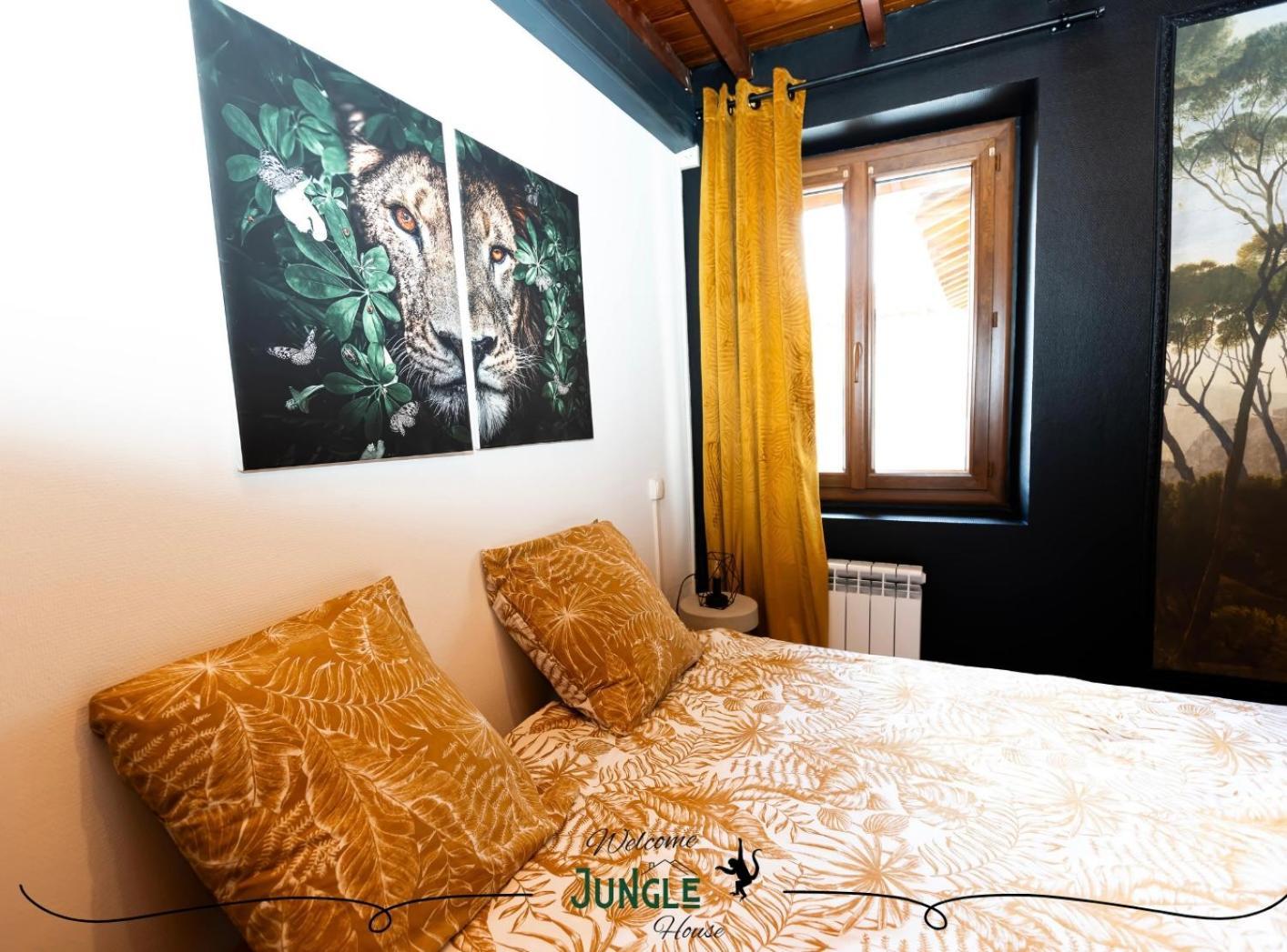 Maison "Jungle House" 90 M2 Billard, Retroprojecteur, Bar A Jeux , Vinyle, Wifi Fibre, Ideal Pro & Famille A Монбризон Экстерьер фото